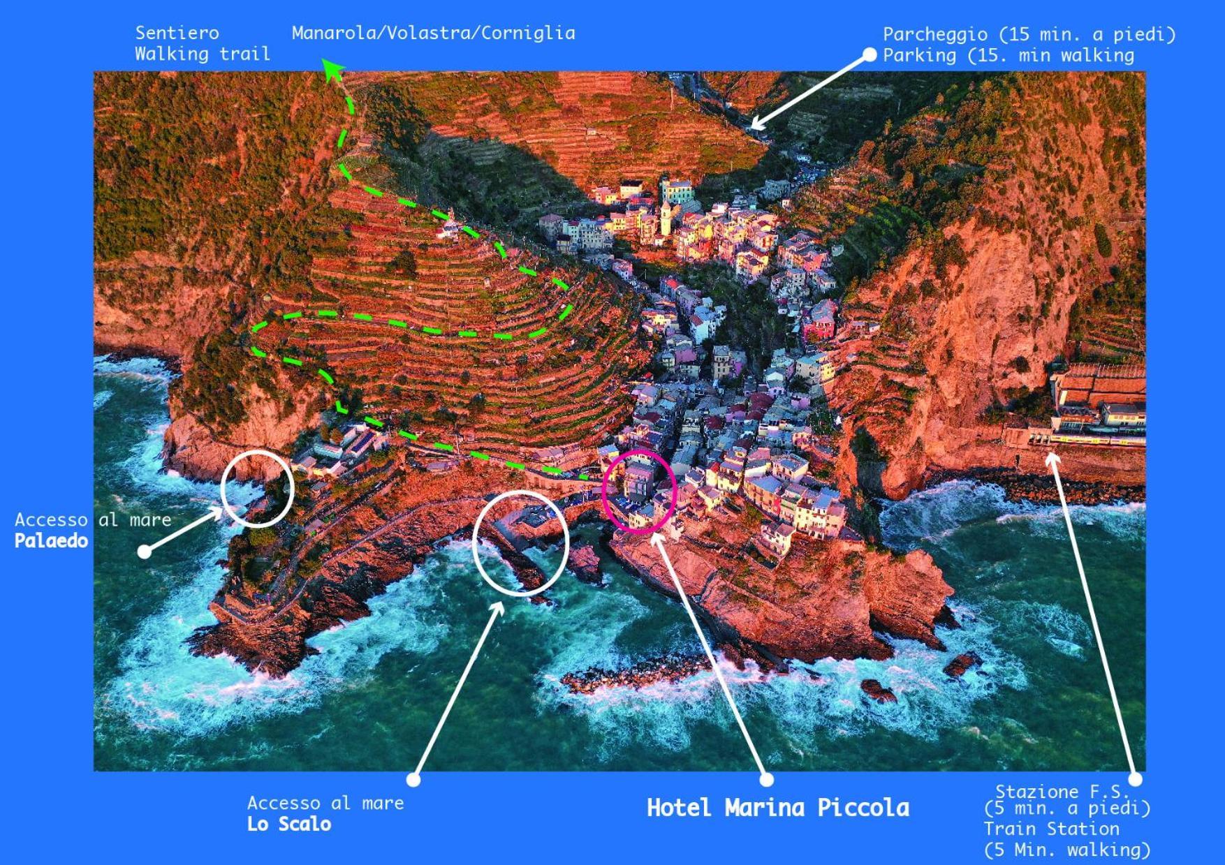Hotel Marina Piccola Manarola Eksteriør bilde